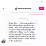 EVENT 5 - LARAINE NEWMAN
